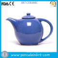 Blue Glazed Novelty Ceramic Tea Pot